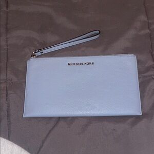 Michael Kors Sky Blue Wristlet